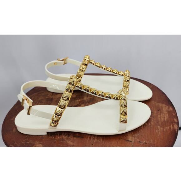 Stuart Weitzman Jelrose Studded Jelly Slingbacks - Size 5‎ - Picture 6 of 11